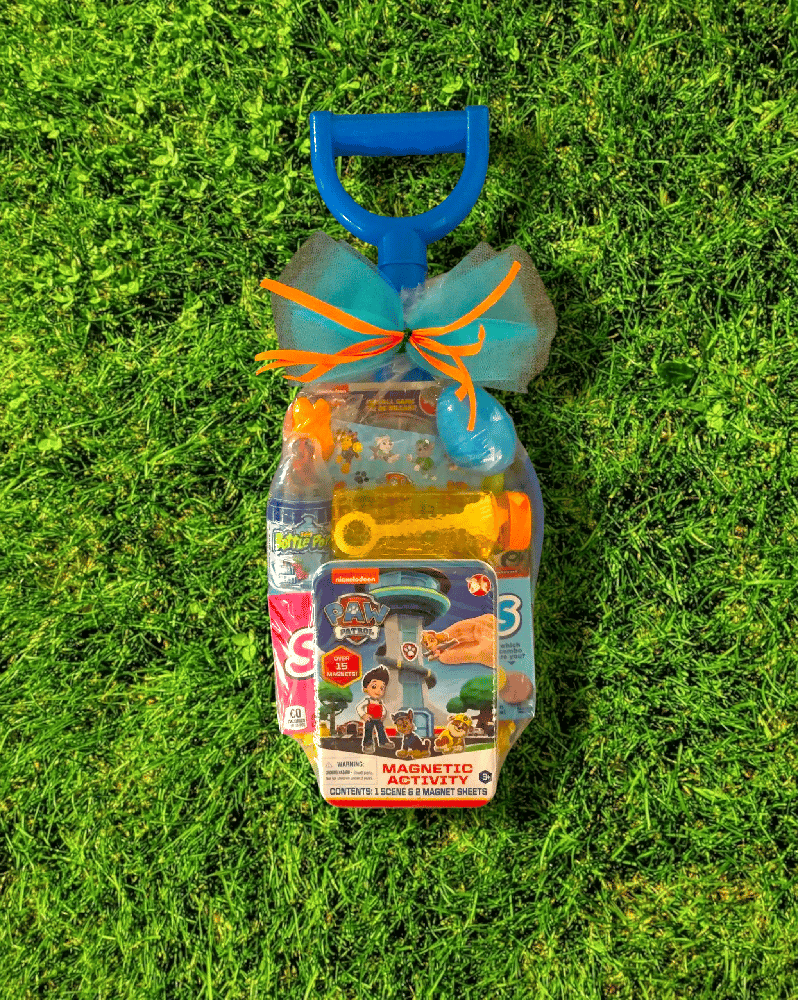 Image of Dog Into Fun Easter Basket 