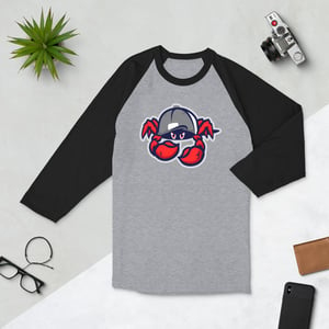 Image of 3/4 sleeve raglan shirt