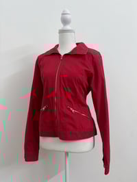 Image 1 of 00s Red denim jacket // M 