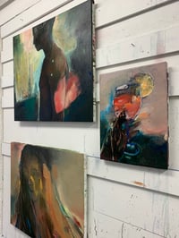 Image 4 of Painting / maleri / "Et øjeblik III" / 60x70 cm