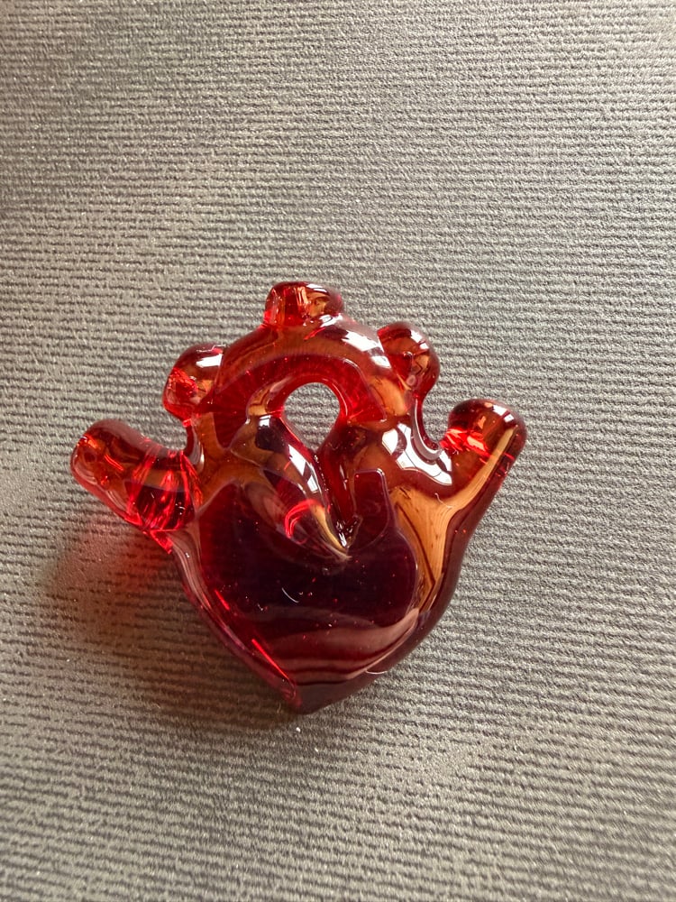 Red Anatomical Pop Heart Image 3