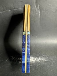 Image 4 of Mammoth Bark & Maple Burl Segmented Knife Scales 