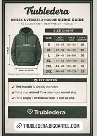 Image 11 of Trubledera Old English Unisex oversized hoodie