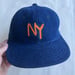 Image of KM Style NY Indigo Sashiko Ball Cap 003