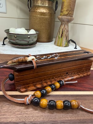 Image of African Wenge/Mahogany with Snakewood inlay