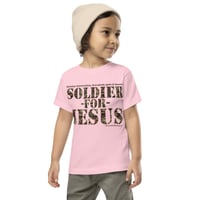 Image 2 of Soldier For Jesus Toddler Short Sleeve Tee