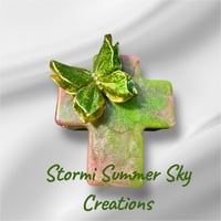 Image 1 of Prayer/Trinket Box with Spinning Butterfly