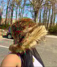 Image 2 of Oversized Fur Hat