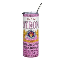 Image 1 of Soy La Patrona Pink Stainless Steel Tumbler    