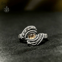 Image 1 of Peach Tourmaline Ring