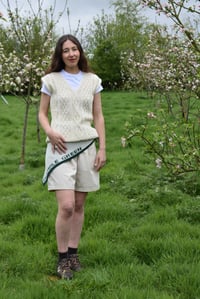 Image 11 of Bramble Green Lambswool Shawl - Made in Scotland