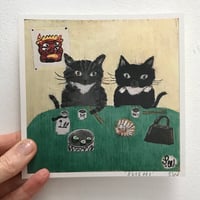 Image 3 of Small square art print-Sushi 