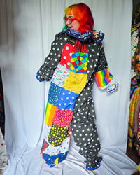 Image 2 of Starry Patchwork clownsuit "M"