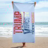 Image 2 of Trump Vance 24 Grunge - Beach Towel