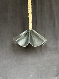 Image 2 of Black leather sculpted shade