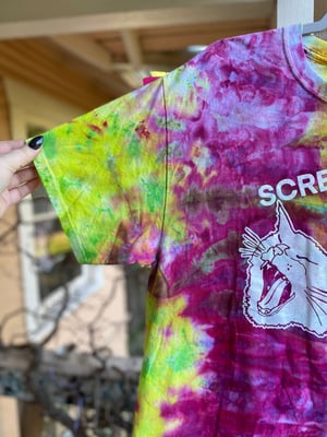 Image of LARGE  Scream Into The Void Tie Dye Shirt