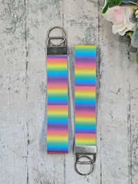 Image 1 of Rainbow Wristlet Keychain