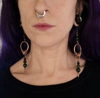 Image 2 of Jade small hoops