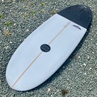 Image 4 of 6-4 Maluku Flying Frog Surfboard Black Tail Tint Future Quad Fins 