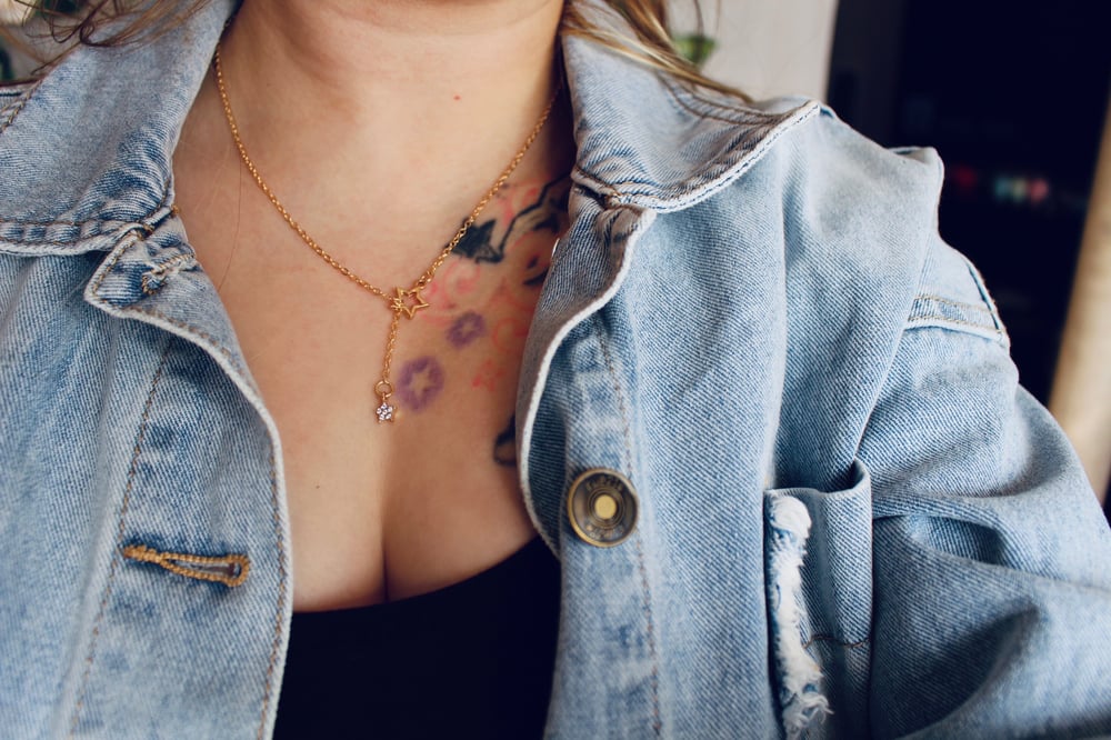 Image of Gold Twinkle Star Necklace