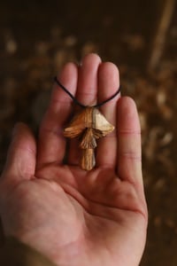 Image 2 of Spalted Beech Mushroom Pendant-