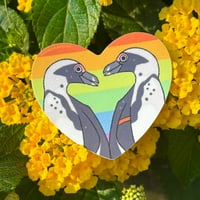 Image 2 of Pride Penguins 2.5” Sticker