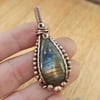 Beaded Labradorite Pendant