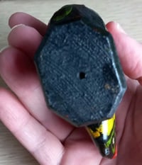 Image 10 of Vtg Swedish DALA ROOSTER Hand Carved Painted Wooden Black Multi