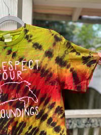Image 3 of MEDIUM Disrespect Your Surroundings Tie Dye Shirt C4