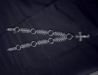 Image 4 of Jesus Cross Necklace - European, big rings