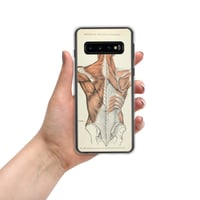 Image 4 of Antique Anatomical Illustration Human Posterior Musculature Clear Case for Samsung®