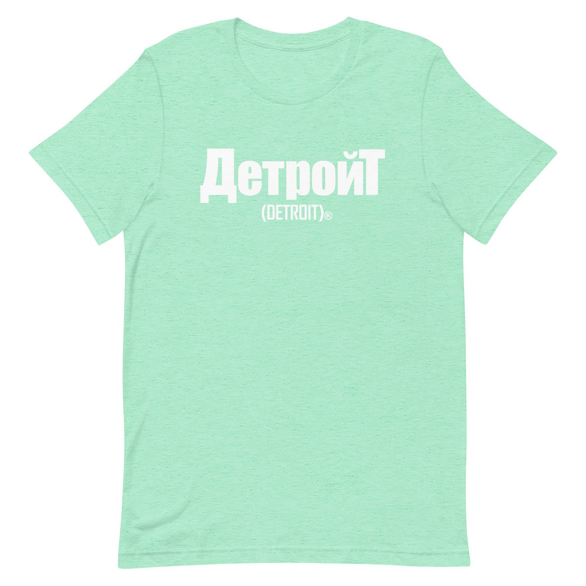 Image of Cyrillic Detroit Tee (Cool-pack colors)