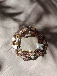 Image 4 of Bracelet 5 rangs Aube dorée 