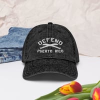 Image 1 of Defend PR Vintage Twill Cap