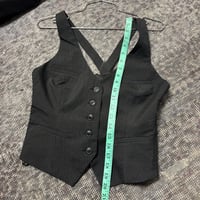 Image 6 of 00s button up vest 
