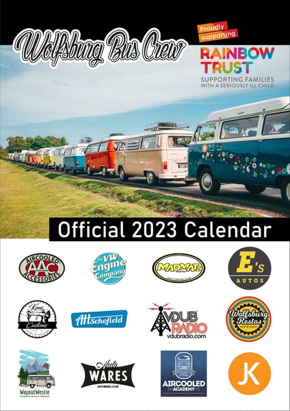 Image of Wolfsburg Bus Crew Official 2023 Charity Calendar 