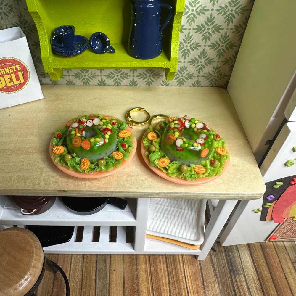 Image of Mixed Veggies Gelatin Earrings