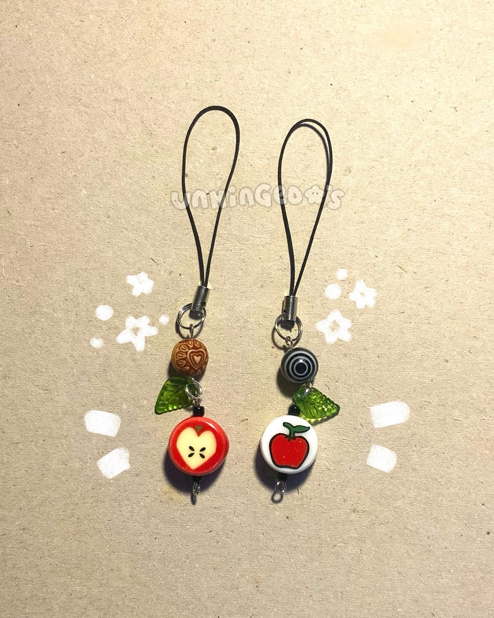 Image of Apple charms ⋆˚𖦹°‧