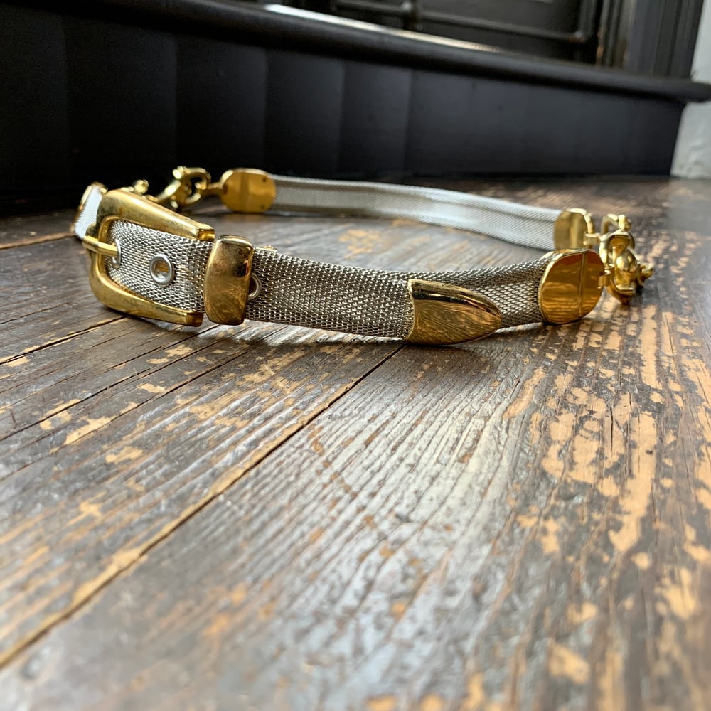Mesh Horsebit Belt