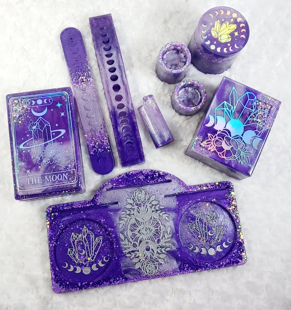 Image of Amethyst Moon Tarot Set