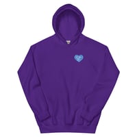 Image 11 of HOT GIRLS HAVE HEART HOODIE - BLUE