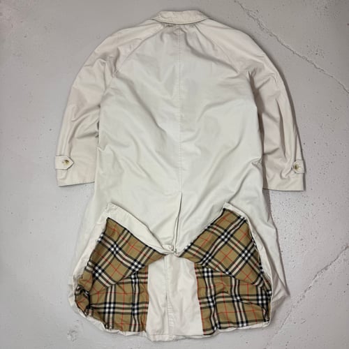 Image of 1980s Burberry Trench Coat, Size XL
