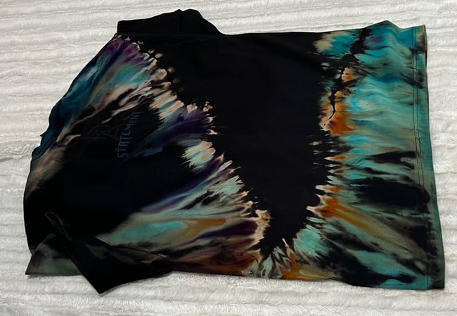 REVERSE ICE DYED T SHIRT (Mermaid's Dream)