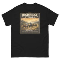 Image 2 of Highridge Stables Horseback Riding Trail T-Shirt