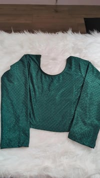 Image 3 of Chandra_Premium Quality Stretchable Blouse  with Long Sleeves