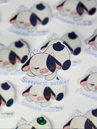 Image 1 of Sleepiest soldier sticker