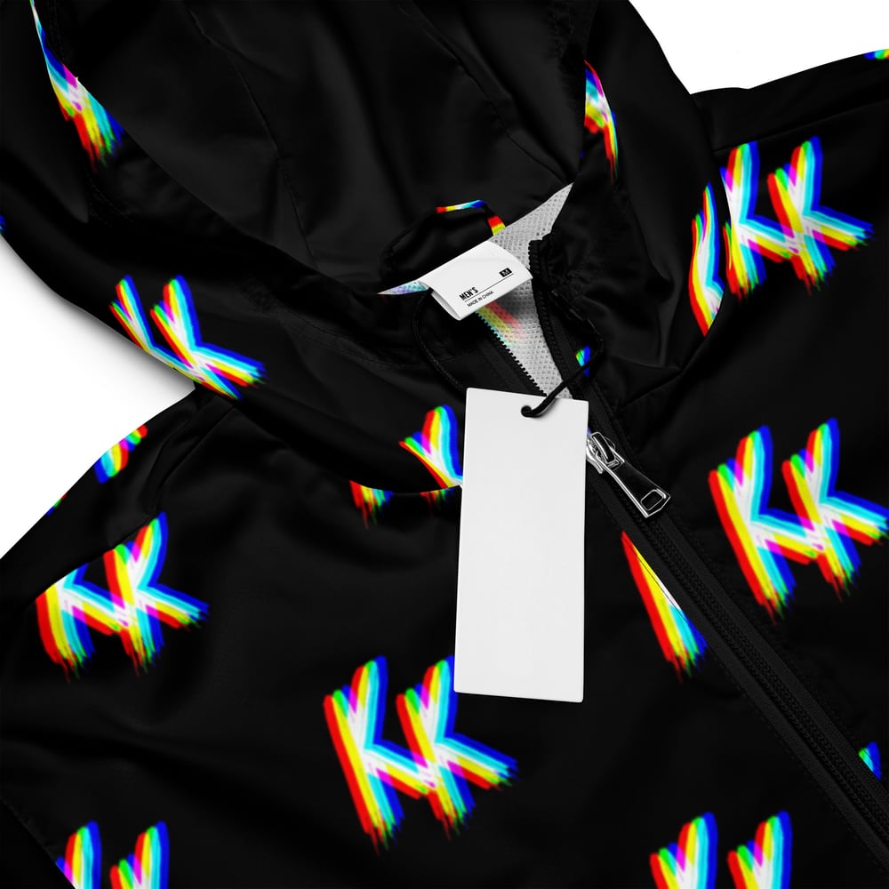 Image of Unisex Glitch Windbreaker 