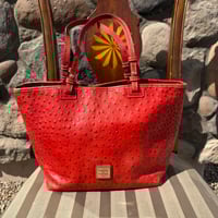 Image 1 of Dooney & Bourke Ostrich Flynn Tote