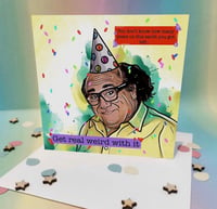 Frank get real weird with it greetings card 