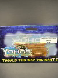 Image 2 of 3” Tapered Trout Worm “Butterscotch”